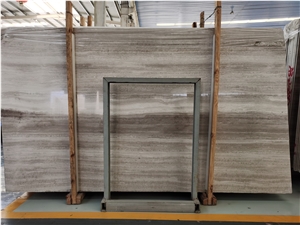 Guizhou White Wood Grain China Serpeggiante Marble