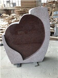 Heart Shape Headstone Cemetery Tombstone Monuments