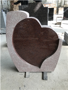Heart Shape Headstone Cemetery Tombstone Monuments