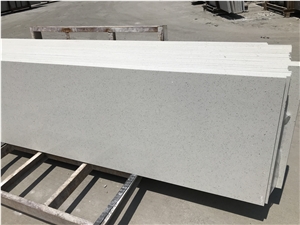 Light Dark Grey Gray Quartz Stone Slab Jumbo 3cm