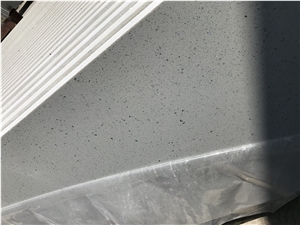 Light Dark Grey Gray Quartz Stone Slab Jumbo 3cm