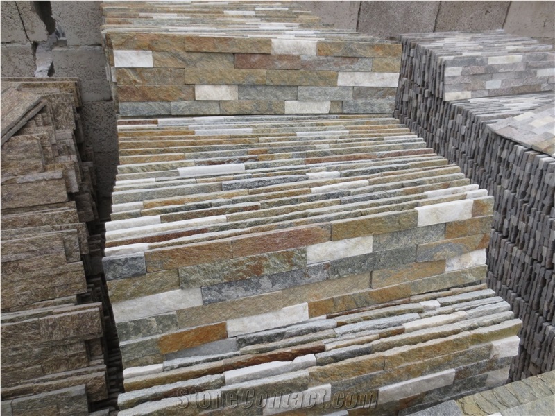Multicolor Wall Cladding Panels,Corner Stone