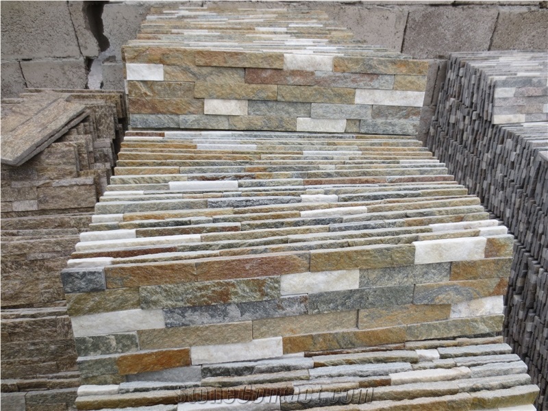 Multicolor Wall Cladding Panels,Corner Stone