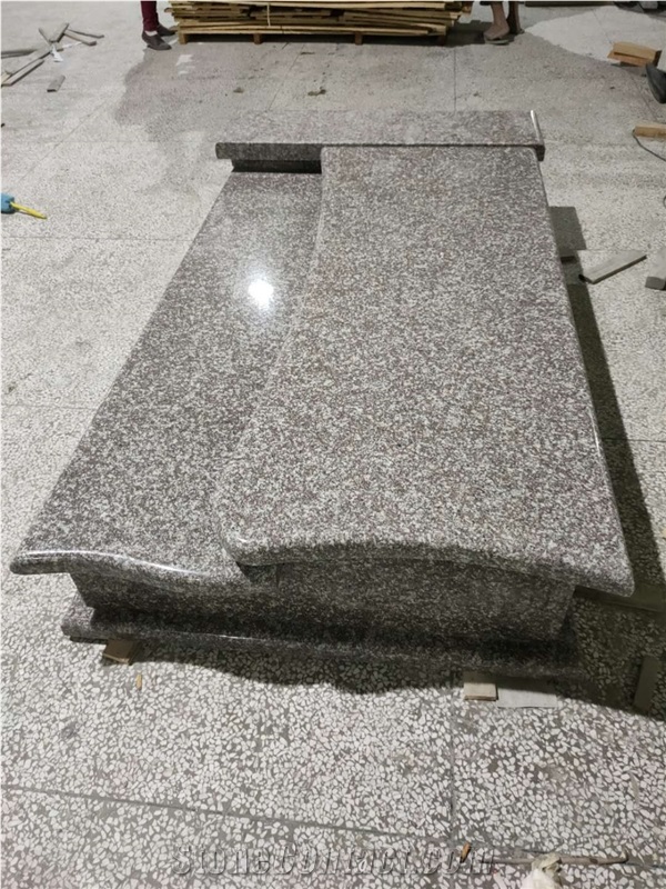 Poland Style G664 Granite Tombstone,Gravestone