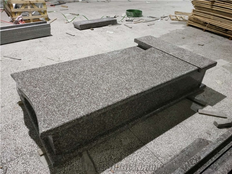 Poland Style G664 Granite Tombstone,Gravestone