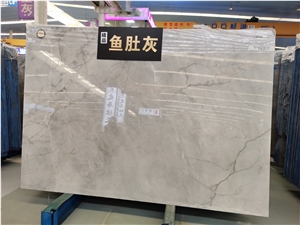 Super Fish Belly Grey Marble Slabs for Walls