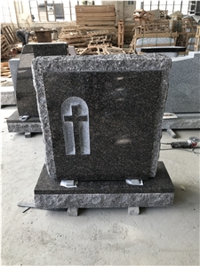 Tan Brown Tombstone Headstone Upright Monument