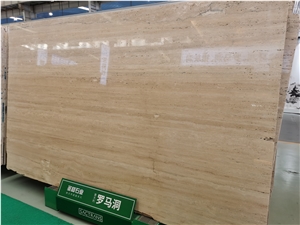 Travertine from Rome Beige Color for Wall Cladding