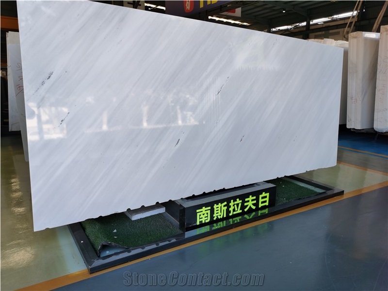 Yugoslavi White,Ivoy Gray Lines Marble Slabs Tiles
