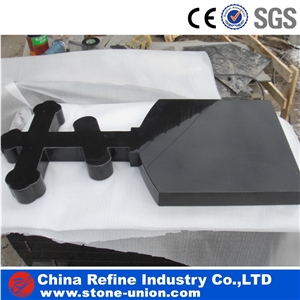 Absolute Black Headstone,Gravestone Customized