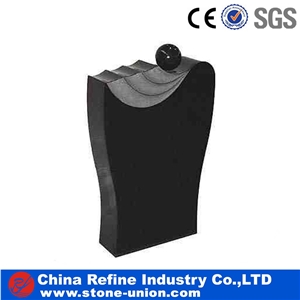 Absolute Black Headstone,Gravestone Customized