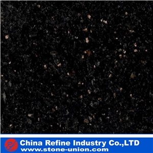 Black Galaxy Tiles, Polished Black Galaxy Slabs