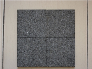 Black Pearl (Flamed+Brushed) Black Granite