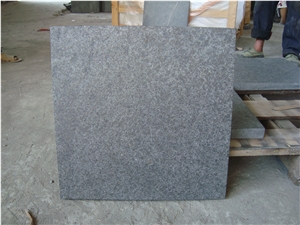 Black Pearl (Flamed+Brushed) Black Granite