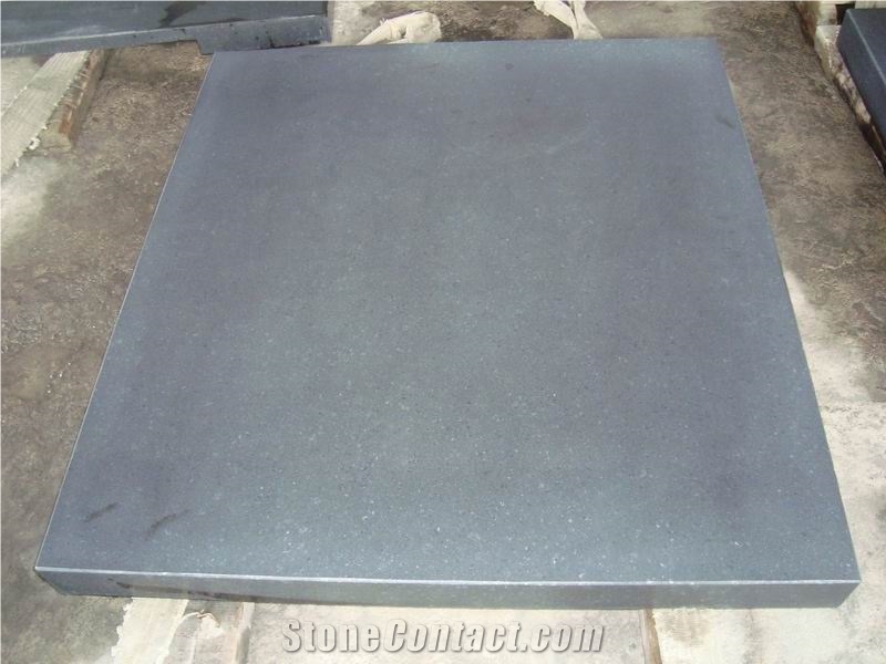 Black Pearl (Flamed+Brushed) Black Granite