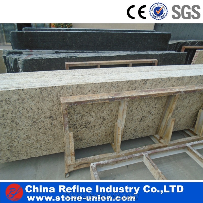 Brazil Giallo Ornamental Granite Slabs and Tiles