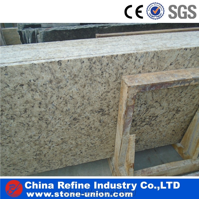 Brazil Giallo Ornamental Granite Slabs and Tiles