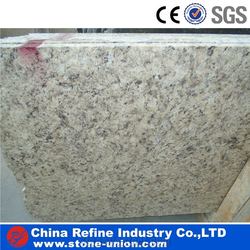 Brazil Giallo Ornamental Granite Slabs and Tiles