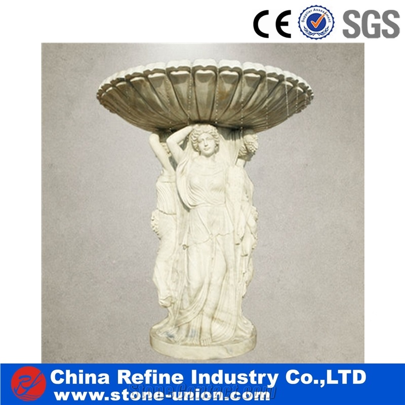 Carved Marble Fountain,Scultured Water Fountains