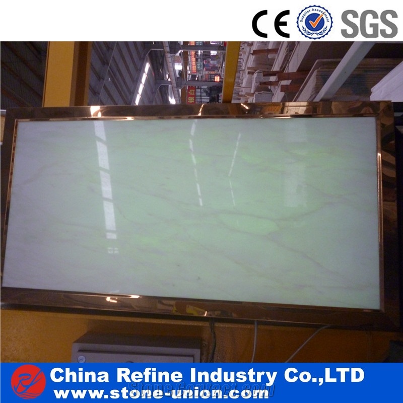 Cary Ice Jade Marble Slabs & Tiles for Flooring