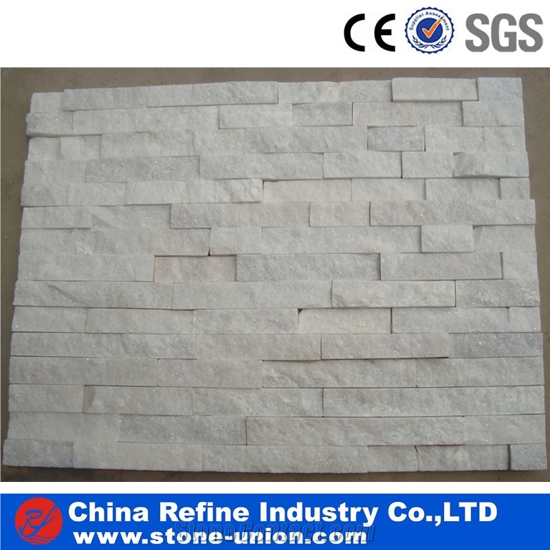 Cheap Yellow Quartzite Wall Covering Ledge Stone