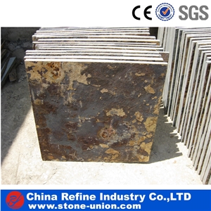 Chinese Brown Slate Tile for Flooring Tiles