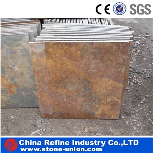 Chinese Riven Slate Tiles,Copper Rust Slate