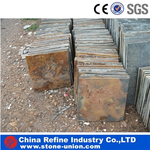 Chinese Riven Slate Tiles,Copper Rust Slate