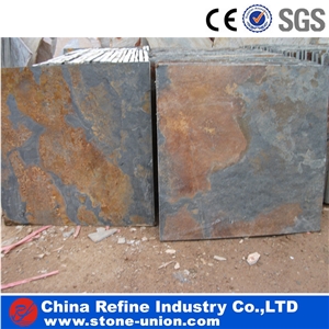 Chinese Riven Slate Tiles,Copper Rust Slate
