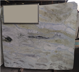 Emerald Jade Blue River Marble Lemon Ice Slab Tile