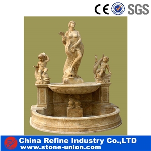 Garden Water Fountain,Marble Waterfall for Outdoor