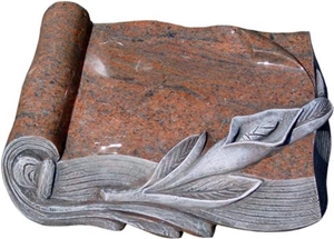 Red Granite Headstone,Western Style Granite Monuments Red Granite Headstone,Western Style Granite Monuments