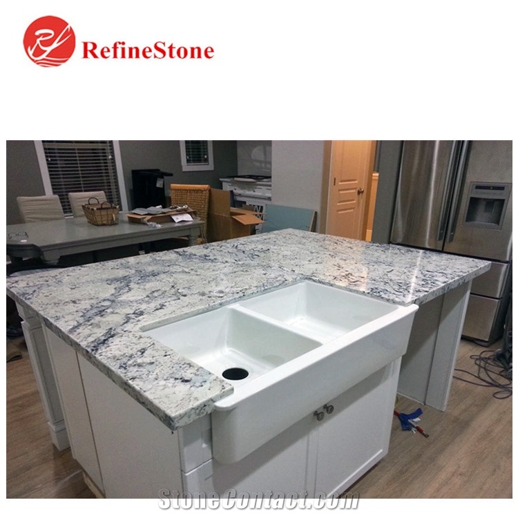 High Quality White Ice Granite Countertops,Bar Tops