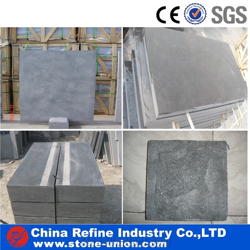 Honed China Blue Limestone,Flooring Tiles
