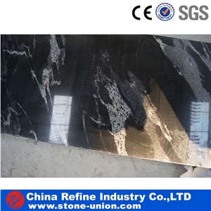 Kashmir Black Granite Slabs,India Black Granite