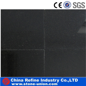 Mongolia Black Basalt Tiles, Flamed Floor Tiles