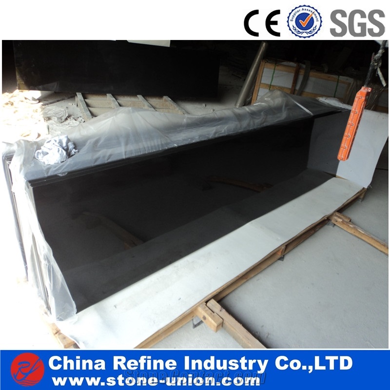 Mongolia Black Basalt Tiles, Flamed Floor Tiles
