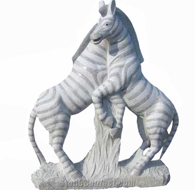 Natural Granite Stone Park Animal Sculptures