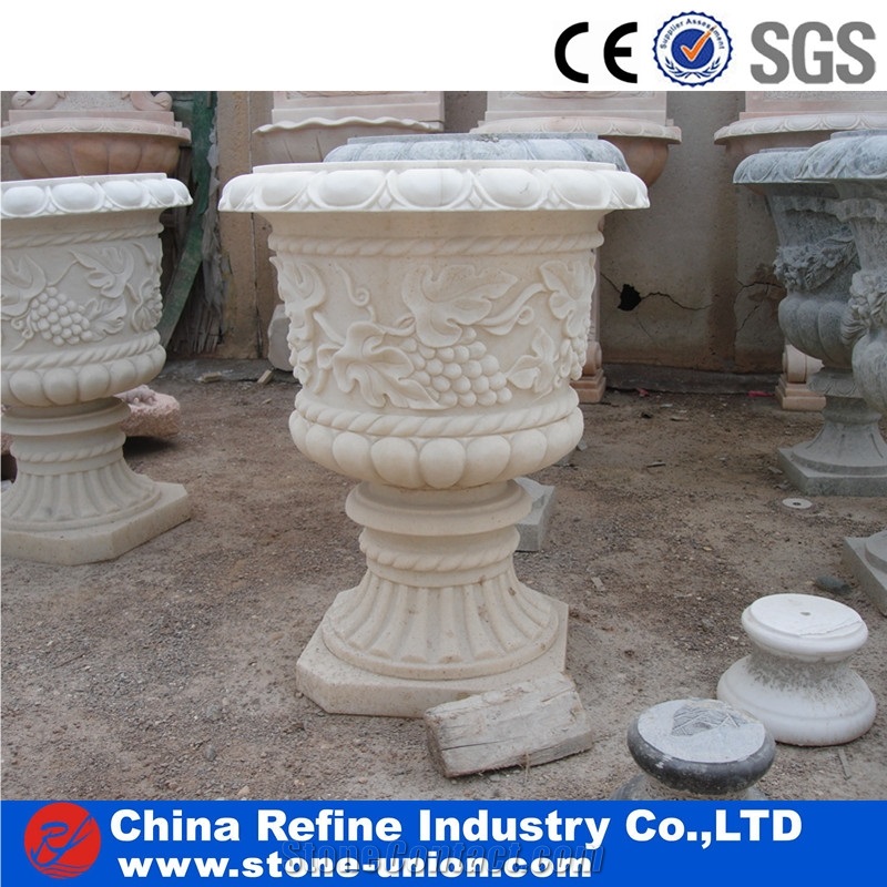 Natural Planters Statue,Sculptured Vases