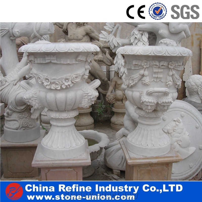 Natural Planters Statue,Sculptured Vases