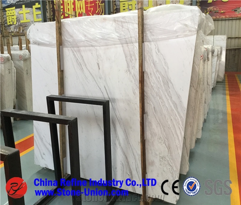 Old Quarry Volakas Spider White Marble Slabs & Tiles