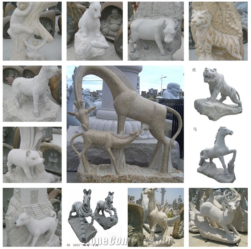 Outdoor Handcarved Owl Sculptures for Garden