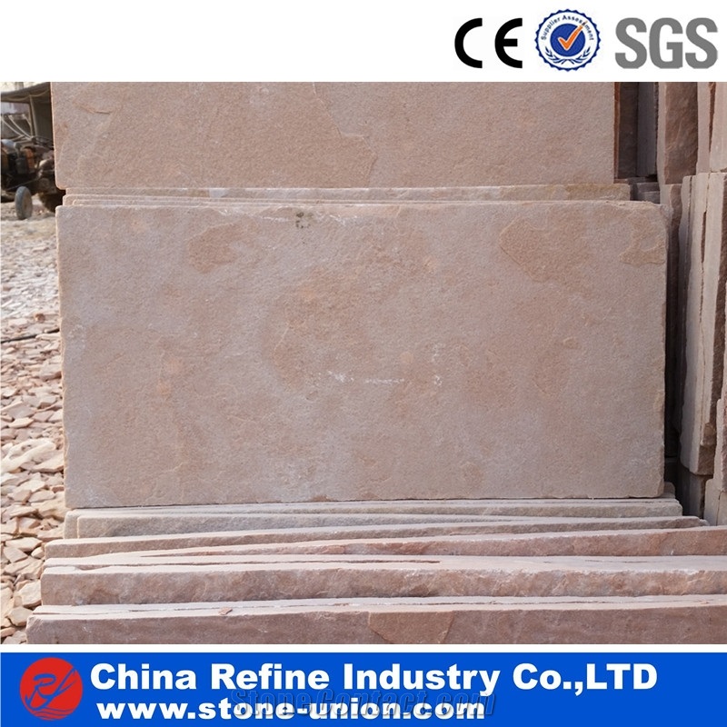 Pink Sandstone Honed Flooring Tiles,Sandstone Wall Tiles