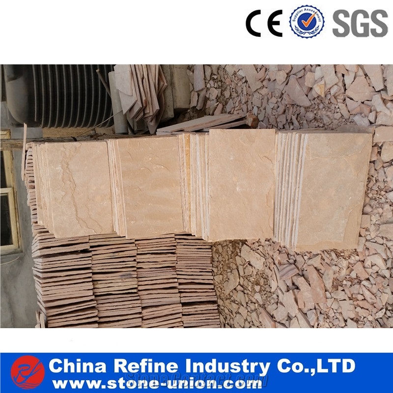 Pink Sandstone Honed Flooring Tiles,Sandstone Wall Tiles