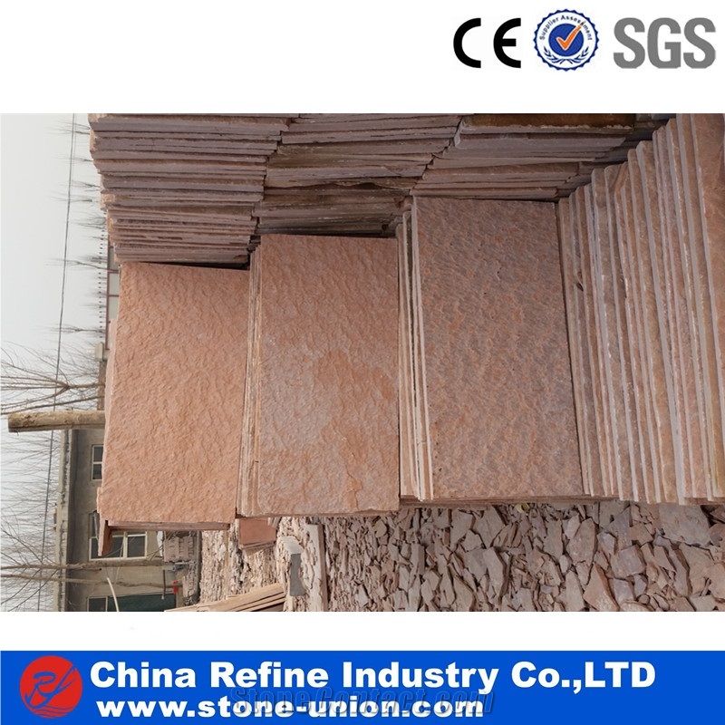 Pink Sandstone Honed Flooring Tiles,Sandstone Wall Tiles