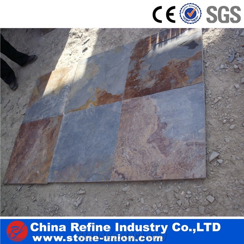 Rusty Slate Covering, Flooring, Slate Floor Tile