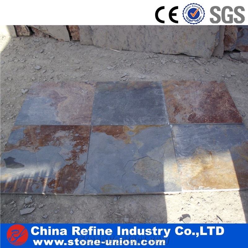 Rusty Slate Covering, Flooring, Slate Floor Tile