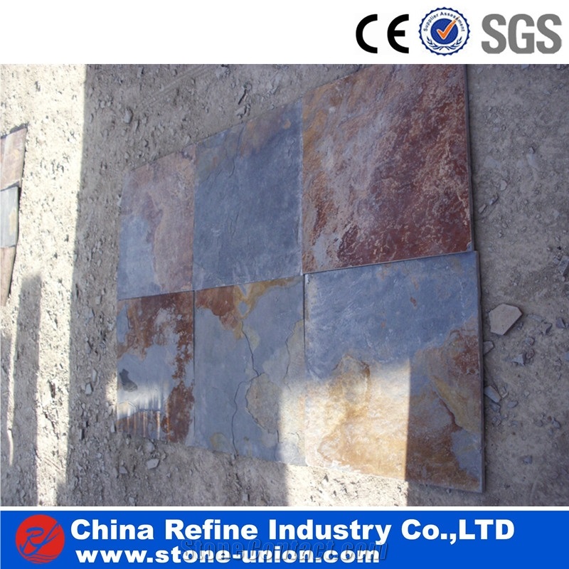 Rusty Slate Covering, Flooring, Slate Floor Tile