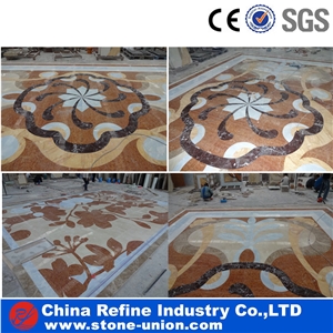 Stone Mosaic Tiles,Medallion Inlay Flooring Tiles