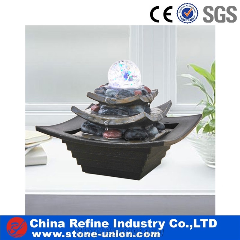 White Marble Carving Stone Fish Fountain